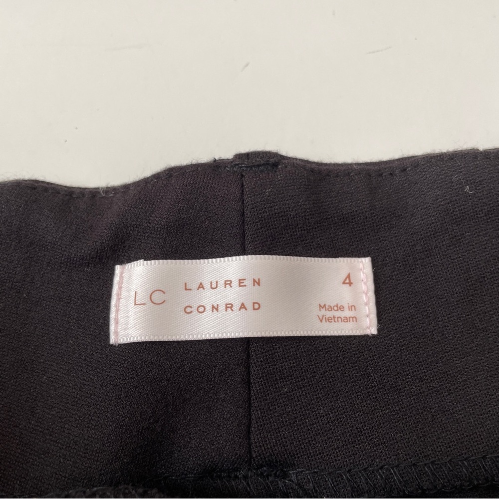 NWOT Women's LC Lauren Conrad Super High Rise Wildflower Wide Leg Crop Pants - Picture 6 of 12